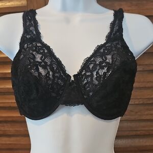Maidenform Elegant Black Lace Bra